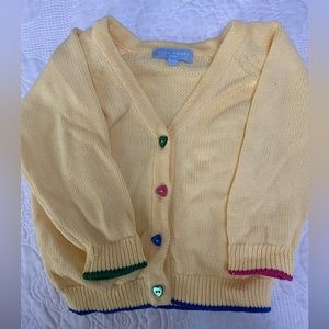 Hill House Yellow Baby Cardigan